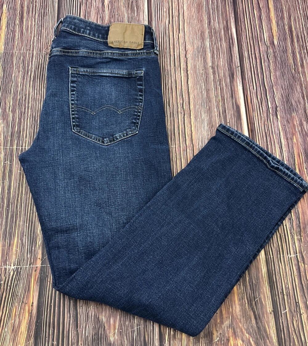 American Eagle Air Flex+ Original Bootcut Jeans Mens 33x32 (Actual 34x30)
